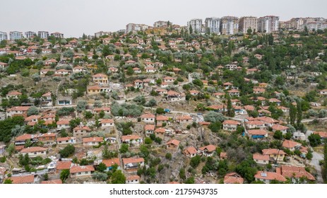 Arial View Of Destroyed And Ruin Slums.Ankara TURKEY.