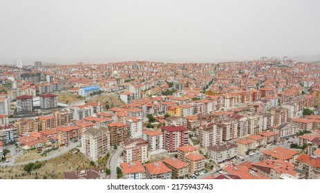 Arial View Of Destroyed And Ruin Slums.Ankara TURKEY.