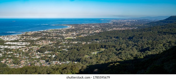 Arial View Of Illawarra Sydney Coastal View Overlooking The Pacific Ocean Eastern Coast Of Australia.