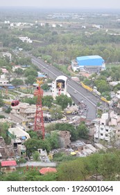 Arial View Of Indore Bhopal Highway,  Location - Dewas,  Shoot Date - 1 July 2018