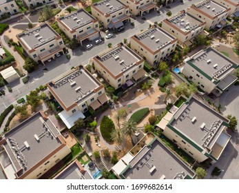 Arial view of a middleast residential compound