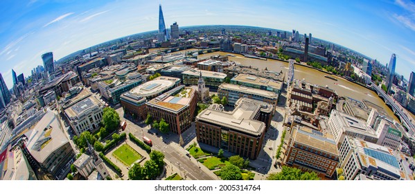 An Arial View Over London