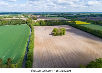 Arid Farmland During A Dry Spell In Northern Germany