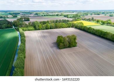 Arid Farmland During A Dry Spell In Northern Germany