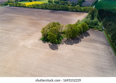 Arid Farmland During A Dry Spell In Northern Germany