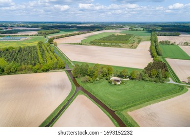 Arid Farmland During A Dry Spell In Northern Germany