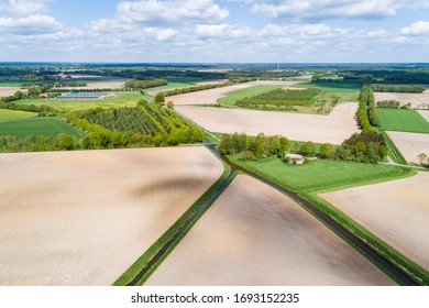 Arid Farmland During A Dry Spell In Northern Germany