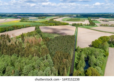 Arid Farmland During A Dry Spell In Northern Germany