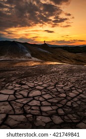 Arid sunset