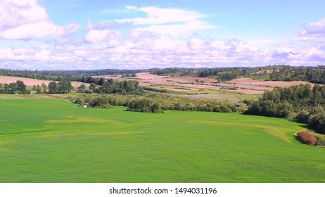 Ariel View Of Farm Lands And Rocky Area. Farm Lands Rocky Area Plateau Pattern Agri Agriculture Eco Wheat Crop Mustard Field Farmer Fields Drone Ariel View