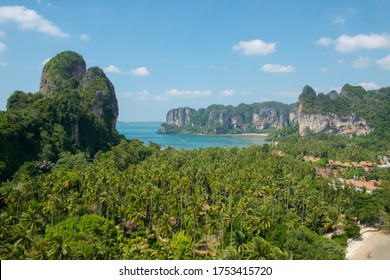 Ariel View Of Railay Beach