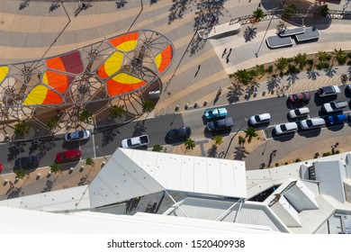 Ariel View Of The Scarborough Beach Foreshore, Perth, Western Australia