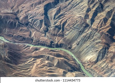 Ariel View Of Spiti River