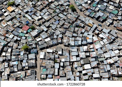 Ariel View Of Township In South Africa