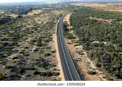 An Ariel View Of The West Coast N7 Highway Road In Cape Town South Africa