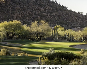 Arizona Desert Style Golf Course Community Setting