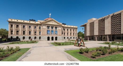 Arizona State Capitol Building (left) And House Of Representatives (right) In Phoenix, Arizona