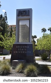 Arizona State University Sign Tempe Arizona 3/17/18