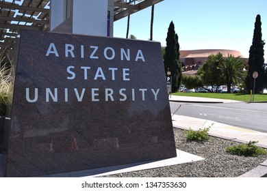 Arizona State University Sign Tempe Arizona 3/16/19