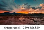 Arizona Sunset In the Huachuca Mountains Southern Arizona  