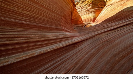 Arizona Wave - Famous Geology Rock Formation In Pariah Canyon, USA