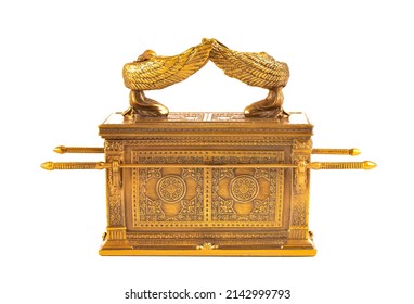 Ark of the Covenant Isolated on a White Background - Shutterstock ID 2142999793