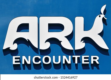 Ark Encounter Located In Williamstown, KY, USA 10-5-19 This Is The Symbol Of The Ark Encounter Theme Park