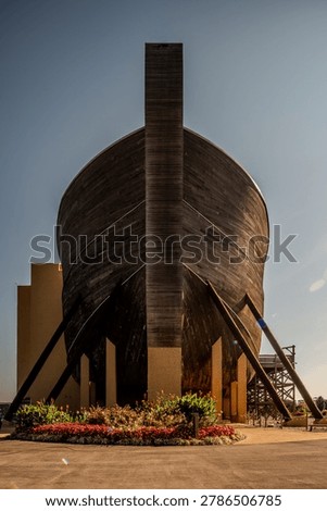 Ark Encounter Noahs Ark Full Scale Wooden Structure in Kentucky USA