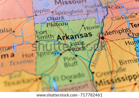 Arkansas map
