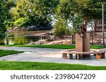 Arkansas Riverfront Park Statue in Little Rock, AR