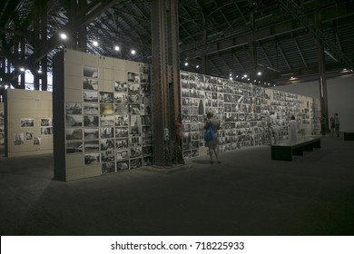 Arles, France - Septebmer 2, 2017: Annie Leibovitz Exhibition During Photography Festival In Arles, Les Rencontres D'Arles