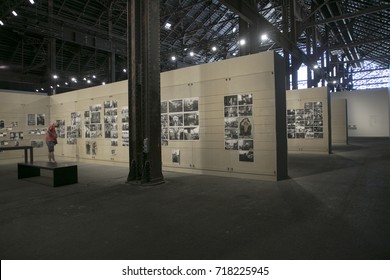 Arles, France - Septebmer 2, 2017: Annie Leibovitz Exhibition During Photography Festival In Arles, Les Rencontres D'Arles