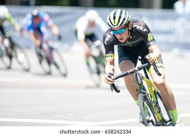 ARLINGTON JUNE 11: Cyclists Compete In The Elite Men’s Race At The Armed Forces Cycling Classic On June 11, 2017 In Arlington, VA 