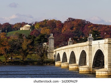 Arlington Memorial Bridge In Washington DC USA