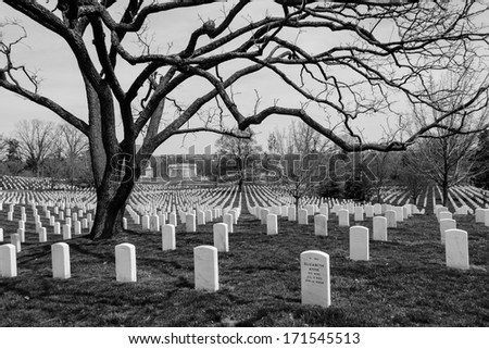 Arlington National Cemetery tombstones
