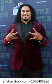 ARLINGTON, TX - Vita Vea Attends The 2018 NFL Draft At AT&T Stadium On April 26, 2018 In Arlington, Texas.