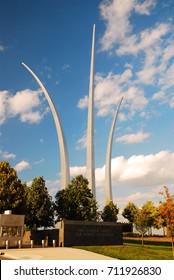 Arlington, VA, USA September 30  The Air Force Memorial In Arlington Virginia Honors Those Who Served In The US Air Force And Designed By James Ingo Freed To Resemble Soaring Aircraft