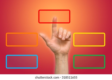 arm press the button, window