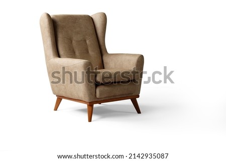 armchair isolated on a white background .