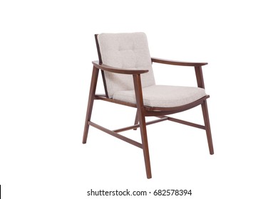 Armchair Modern Designer Chair On White Background Texture Chair