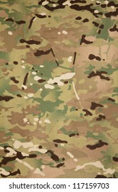 Armed Force Multicam Camouflage Fabric Texture Background