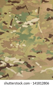 Armed Force Multicam Camouflage Fabric Texture Background