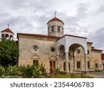 Armenian Church of Surb-Nikoghayos (Church of St. Nicholas the Wonderworker) in Evpatoria in the Crimea - construction completed in the 1830s - 1840s. Photo September 2022.