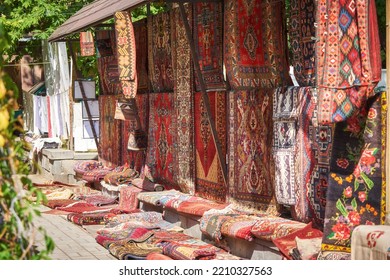 Armenian Handmade Carpets At The Yerevan Vernissage Open-air Market