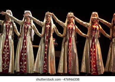 Armenian State Pedagogical University Dance Ensemble In Plozevet (Brittany, France) During The Folklore Festival 