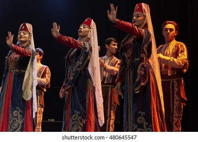 Armenian State Pedagogical University Dancers In Plozevet (Brittany, France) During The Folklore Festival 