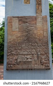 ARMERO, COLOMBIA - MAY, 2022: Commemorative Monument Of The Armero Tragedy Caused By The Nevado Del Ruiz In 1985