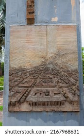 ARMERO, COLOMBIA - MAY, 2022: Commemorative Monument Of The Armero Tragedy Caused By The Nevado Del Ruiz In 1985