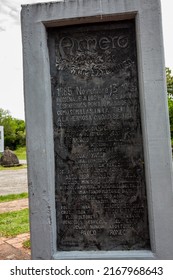 ARMERO, COLOMBIA - MAY, 2022: Commemorative Monument Of The Armero Tragedy Caused By The Nevado Del Ruiz In 1985