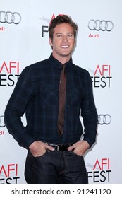 Armie Hammer At The Los Angeles Times Young Hollywood Panel, Chinese Theater, Hollywood, CA 11-04-11